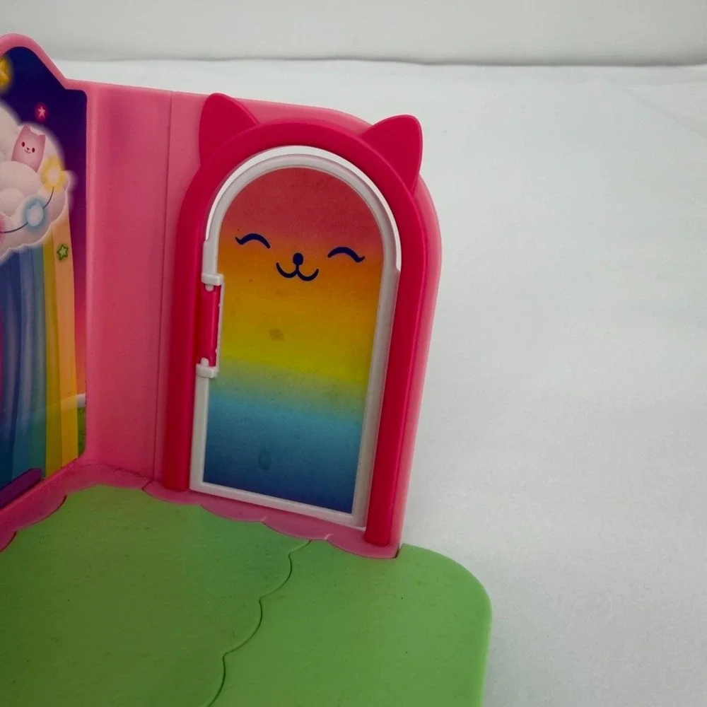 Spin Master Gabbys Dollhouse Kitty Fairy Garden Room Playset Rainbow Cat